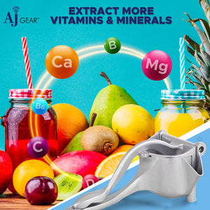 Manual Fruit Juicer with Measuring Cup