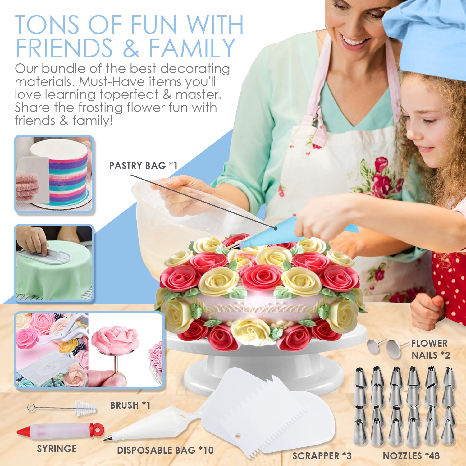 73 PCS Cake Decorating Kit – shopajgear